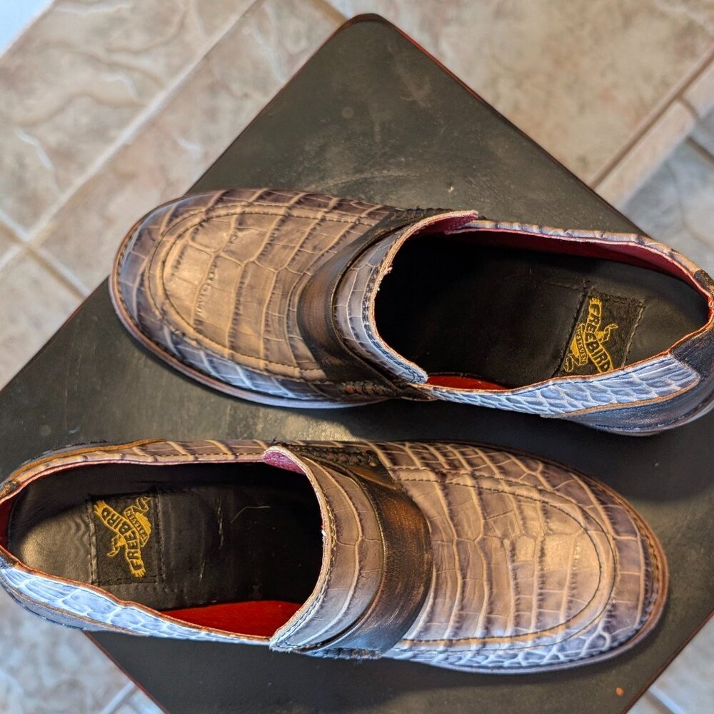 Freebird by Steven Bellevue | Women's Size 10 | Stone Croco - Picture 9 of 9